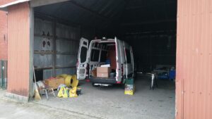2 Klusplek voor klussen camperbus Zoetermeer